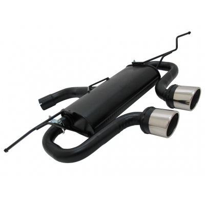 Escape trasero deportivo acero VW Golf V R32-Look 1K 1.4 16V / 1.4 FSI / 1.6 / 1.6 FSI / 2.0 FSI / 1.8 TFSI / 2.0 TFSI / 2.0