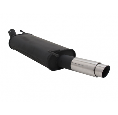 Escape Deportivo Novus 1 X 76mm Gp-Design Renault Clio Iii Br0/Cr0 1.2 / 1.4 / 1.6 / 1.5 Cdi Bj. 09/2005 -