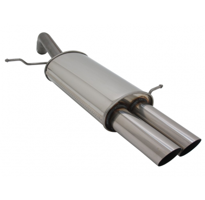 Escape Deportivo Novus 2 X 76mm Ms-Design Ford Fiesta Mk7 Ja8 1.6 St / 1.6 St200