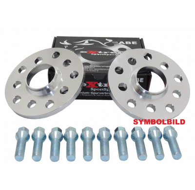 Separadores Novus Alu 20mm Por Eje (10mm Por Rueda) Anclaje: 112/5+100/5 Buje: 57,1 Doble Centraje Seat Ibiza 6l