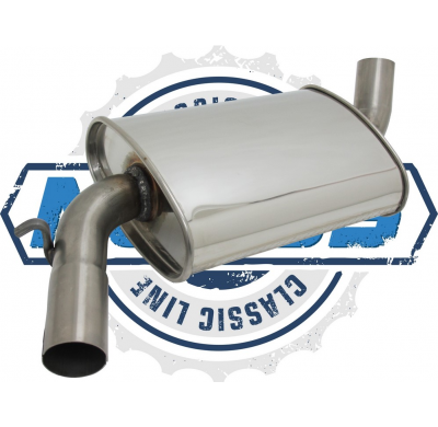 Silenciador Central Classic Line 50mm  Vw Golf Ii 19e 1.8 62kw / 1.8 66kw / 1.8i Cat 66kw / 1.8 Gti 79kw / 1.8 Gti Cat 79kw / 1.