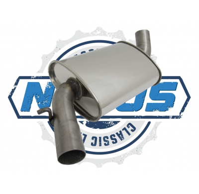 Silenciador Central Classic Line 55mm  Vw Golf Ii 19e 1.8 Gti 16v 95kw / 1.8 Gti 16v 102kw