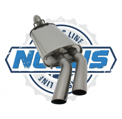 Silenciador Trasero Classic Line 55mm  Vw Golf Ii 19e 1.8 Gti 16v 95kw / 1.8 Gti 16v 102kw