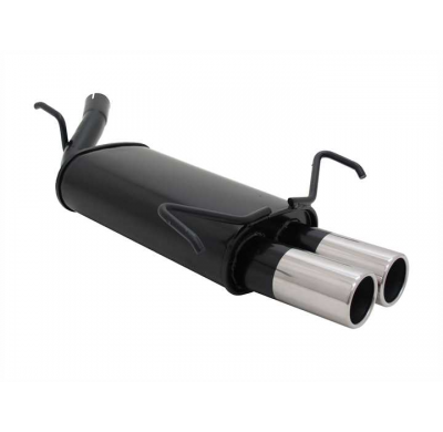 Escape Deportivo 2 X 76mm M-Design - Opel Corsa C Typ:C 1.0 / 1.2 / 1.3 / 1.4 / 1.7 Diesel - Valido Para  12v + 16v Excepto Mode