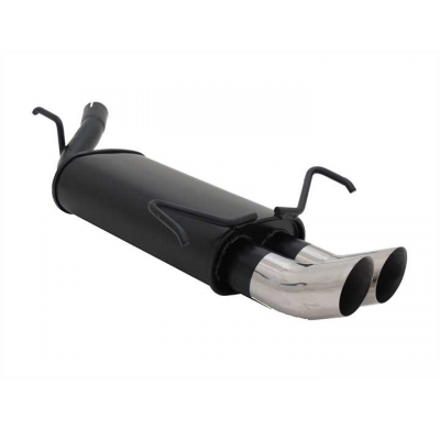 Escape Deportivo 2 X 76mm Dtm - Opel Corsa C Typ:C 1.0 / 1.2 / 1.3 / 1.4 / 1.7 Diesel - Valido Para  12v + 16v Excepto Modelos C