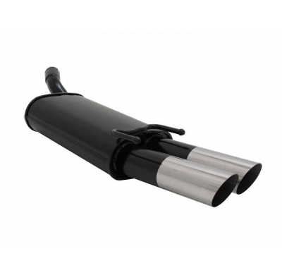 Escape Deportivo 2 X 76mm Ms-Design - Opel Tigra  Typ:A/S93 1.4 16v / 1.6 16v