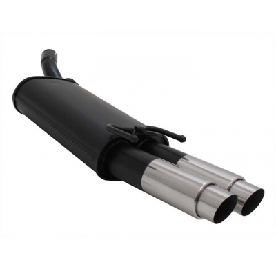 Escape Deportivo 2 X 76mm Gp-Design - Opel Tigra  Typ:A/S93 1.4 16v / 1.6 16v