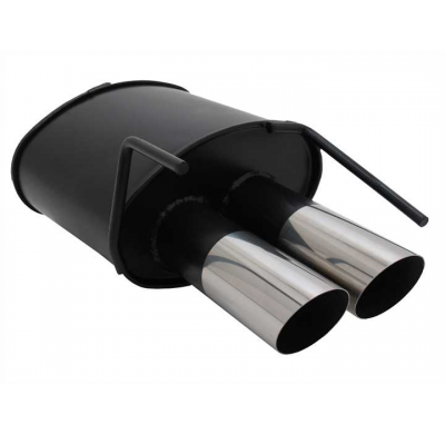 Escape Deportivo 2 X 76mm Ms-Design - Alfa Romeo 159 + Sportwagon Typ:939 1.8 16v / 1.9 Jts / 1.9 Jtd Bj. 09/2005 -