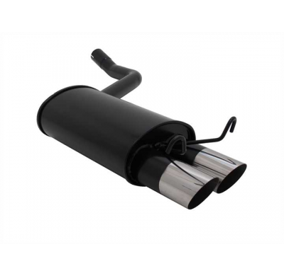 Escape Deportivo 2 X 76mm Ms-Design - 190e Typ:W201 1.8 / 2.0 / 2.3 Bj. 1982 - 1990 Excepto Diesel - Requiere Cortar Paragolpes