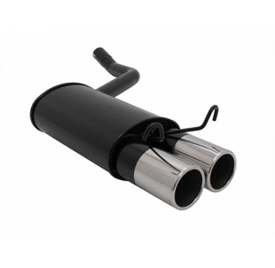 Escape Deportivo 2 X 90mm M-Design - 190e Typ:W201 1.8 / 2.0 / 2.3 Bj. 1982 - 1990 Excepto Diesel - Requiere Cortar Paragolpes