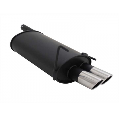 Escape Deportivo 2 X 76mm Sr-Design - C-Klasse Typ:W202 C180 / C200 / C220 / C240 / C200d / C200k / C230k Bj. 1993 - 2000 Requie