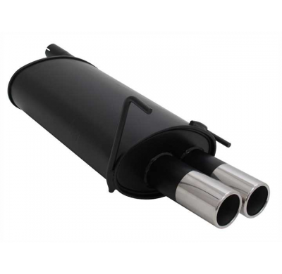 Escape Deportivo 2 X 76mm M-Design - C-Klasse Typ:W202 C180 / C200 / C220 / C240 / C200d / C200k / C230k Bj. 1993 - 2000 Requier