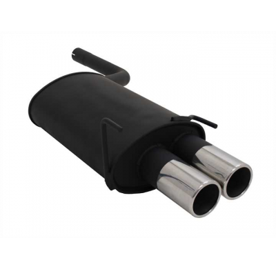 Escape Deportivo 2 X 90mm  - Clk-Klasse Inkl. Cabrio Typ:W208 C180 / C200k / C230k / C220cdi Bj. 1997 - 2003 Requiere Cortar Par