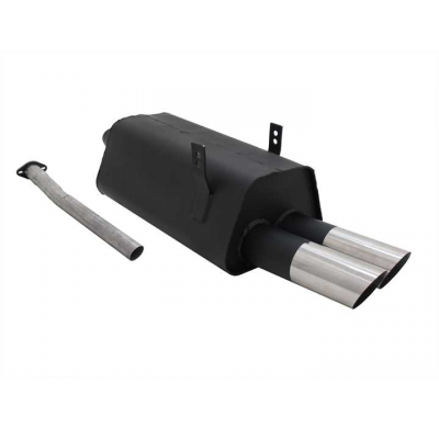 Escape Deportivo 2 X 76mm Ms-Design - Bmw E36 Limousine/Coupe/Cabrio/Touring Typ:3/B - 3/C - 3/B 320i / 320i 24v / 323i