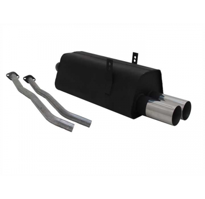 Escape Deportivo 2 X 76mm Rl-Design - Bmw E36 Limousine/Coupe/Cabrio/Touring Typ:3/B - 3/C - 3/B 325i Excepto Ix