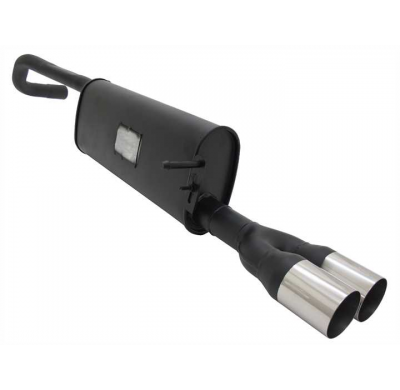 Escape Deportivo 2 X 76mm Rl-Design - Seat Ibiza Typ:6j/6p 1.0 / 1.0 Tsi / 1.2 / 1.2 Tsi / 1.4 / 1.4 Tsi / 1.6 / 1.2 Tdi / 1.6 T