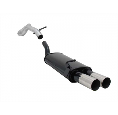 Escape Deportivo 2 X 76mm Rl-Design - Vw Golf Iv Typ:1j 1.4 / 1.6 / 1.8 / 1.8t / 2.0 / 1.9 Tdi Excepto 4-Motion