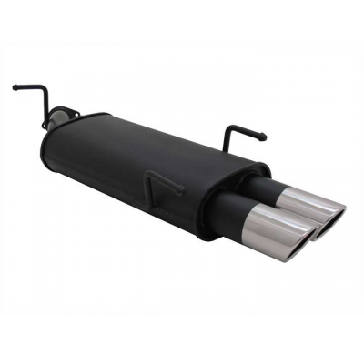 Escape Deportivo 2 X 76mm Sr-Design - Opel Vectra B Limousine + Caravan Typ:B/J96 1.6 / 1.8 / 2.0 / 2.0 Diesel - Valido 16v - No