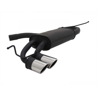 Escape Deportivo 2 X 76mm Sr-Design - Vw Golf V Plus Typ:1k 1.4 16v / 1.4 Fsi / 1.6 / 1.6 Fsi / 2.0 Fsi Bj. 2003 - 2008 Solo Mod