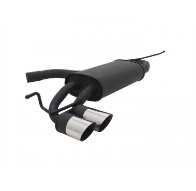 Escape Deportivo 2 X 76mm Ms-Design - Vw Golf V Typ:1k 1.4 16v / 1.4 Fsi / 1.6 / 1.6 Fsi / 2.0 Fsi Bj. 2003 - 2008  Solo Modelos