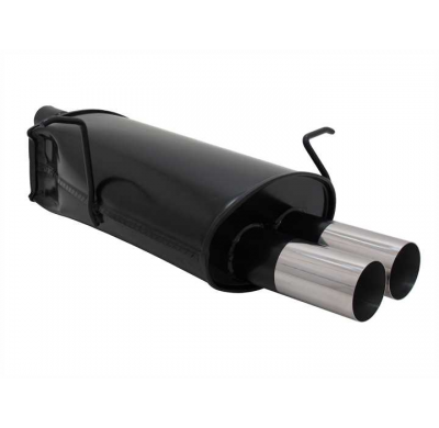 Escape Deportivo 2 X 76mm Rl-Design - Bmw E46 Limousine + Coupe + Touring Typ:346l/C 316i / 318i / 318ci