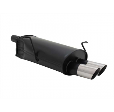 Escape Deportivo 2 X 76mm Ms-Design - Bmw E46 Limousine + Coupe + Touring Typ:346l/C 320i / 323i / 323ci / 328i / 328ci Bj. 1998