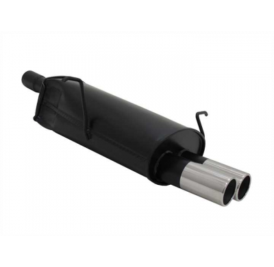 Escape Deportivo 2 X 76mm M-Design - Bmw E46 Limousine + Coupe + Touring Typ:346l/C 316i / 318i / 318ci