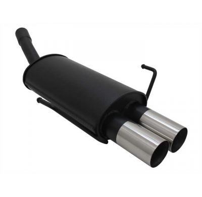 Escape Deportivo 2 X 76mm Rl-Design - Opel Astra H Typ:A-H 1.4 16v / 1.6 16v / 1.8 16v / 1.7 Cdti / 1.9 Cdti  Requiere Corte Par