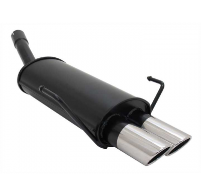 Escape Deportivo 2 X 76mm Sr-Design - Opel Astra H Typ:A-H 1.4 16v / 1.6 16v / 1.8 16v / 1.7 Cdti / 1.9 Cdti  Requiere Corte Par