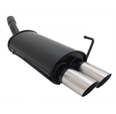 Escape Deportivo 2 X 76mm Ms-Design - Opel Astra H Typ:A-H 1.4 16v / 1.6 16v / 1.8 16v / 1.7 Cdti / 1.9 Cdti  Requiere Corte Par