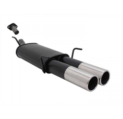 Escape Deportivo 2 X 90mm M-Design - Opel Astra G Coupe Typ:G/T98 1.6 16v / 1.8 16v / 2.0 16v - Conexión Escape Brida-Tornillo