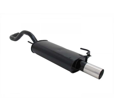 Escape Deportivo 1 X 76mm Rl-Design - Vw Polo Iv + Facelift Typ:6n/6n2 1.0 / 1.1 / 1.2 / 1.3 / 1.4 / 1.4 16v / 1.6 / 1.6 Gti / 1