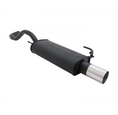 Escape Deportivo 1 X 90mm Rl-Design - Vw Polo Iv + Facelift Typ:6n/6n2 1.0 / 1.1 / 1.2 / 1.3 / 1.4 / 1.4 16v / 1.6 / 1.6 Gti / 1