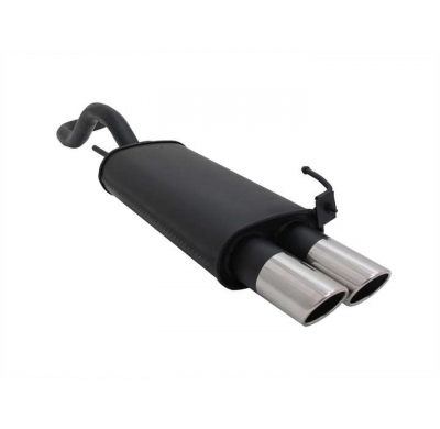 Escape Deportivo 2 X 76mm Sr-Design - Vw Polo Iv + Facelift Typ:6n/6n2 1.0 / 1.1 / 1.2 / 1.3 / 1.4 / 1.4 16v / 1.6 / 1.6 Gti / 1