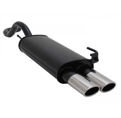 Escape Deportivo 2 X 85/58mm Am-Design - Vw Polo Iv + Facelift Typ:6n/6n2 1.0 / 1.1 / 1.2 / 1.3 / 1.4 / 1.4 16v / 1.6 / 1.6 Gti