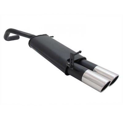 Escape Deportivo 2 X 90mm Sr-Design - Vw Polo V + Facelift Typ:9n/9n3 1.2 / 1.4 / 1.4 Tdi