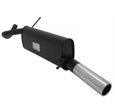 Escape Deportivo 1 X 76mm - Vw Polo 6r Typ:6r 1.2 / 1.2 Tsi / 1.4 / 1.4 Gti / 1.6 / 1.2 Tdi / 1.6 Tdi Para Paragolpes R-Line