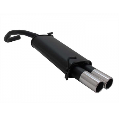 Escape Deportivo 2 X 76mm M-Design - Skoda Fabia Typ:6y2 1.2 / 1.4 / 1.4 Tdi