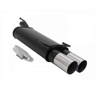 Escape Deportivo 2 X 90mm Rl-Design - Opel Astra F Hatchback Typ:F/-Cc 1.4 / 1.6 / 1.7 D / 1.8 / 2.0   - 1 O 3 Puntos Anclaje