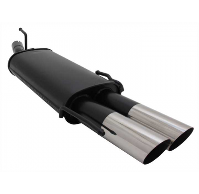 Escape Deportivo 2 X 76mm Ms-Design - Opel Astra F Cabrio Typ:53_B/T92 1.4 / 1.6 / 1.7 D / 1.8 / 2.0 / 2.0 16v Solo Modelos 3 Pu