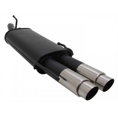 Escape Deportivo 2 X 76mm Gp-Design - Opel Astra F Cabrio Typ:53_B/T92 1.4 / 1.6 / 1.7 D / 1.8 / 2.0 / 2.0 16v Solo Modelos 3 Pu