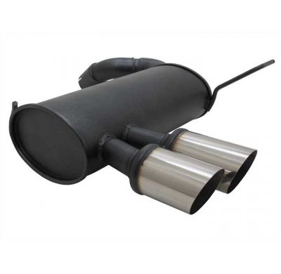 Escape Deportivo 2 X 76mm Ms-Design - Bmw E90 / E91 Typ:390l 325i / 330i Bj. 01/2005 -