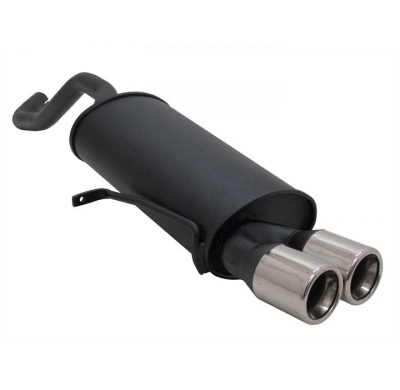 Escape Deportivo 2 X 76mm M-Design - Clio Iii Typ:Br0/Cr0 1.2 / 1.4 / 1.6 / 1.5 Cdi Bj. 09/2005 -