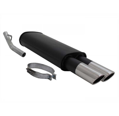 Escape Deportivo 2 X 76mm Sr-Design - Opel Vectra a Typ:A/-Cc 1.4 / 1.6 / 1.8 / 2.0 / 1.7 Diesel - Excepto Modelos 16v