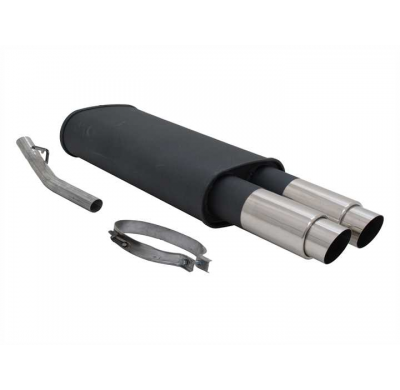 Escape Deportivo 2 X 76mm Gp-Design - Opel Vectra a Typ:A/-Cc 1.4 / 1.6 / 1.8 / 2.0 / 1.7 Diesel - Excepto Modelos 16v