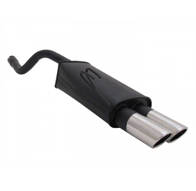 Escape Deportivo 2 X 76mm Sr-Design - Fiat Punto Ii Typ:188 1.2 Bj. 09/1999 - 06/2003