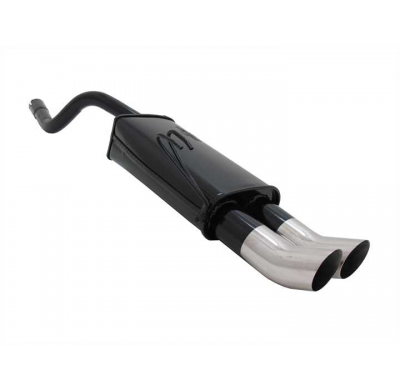 Escape Deportivo 2 X 76mm Dtm - Fiat Punto Ii Typ:188 1.2 Bj. 09/1999 - 06/2003