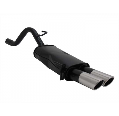 Escape Deportivo 2 X 76mm Sr-Design - Fiat Punto Iv + Grande Punto Typ:199 1.2 / 1.4 / 1.4 16v / 1.3 / 1.9 Bj. 10/2005 -