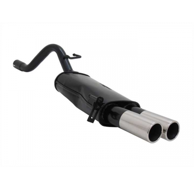 Escape Deportivo 2 X 76mm M-Design - Fiat Punto Iv + Grande Punto Typ:199 1.2 / 1.4 / 1.4 16v / 1.3 / 1.9 Bj. 10/2005 -