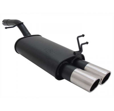 Escape Deportivo 2 X 76mm Sr-Design - Ford Fiesta Typ:Jh/Jd 1.2 16v / 1.4 16v / 1.4 Tdci / 1.6 Tdci Bj. 11/2001 - 9/2008